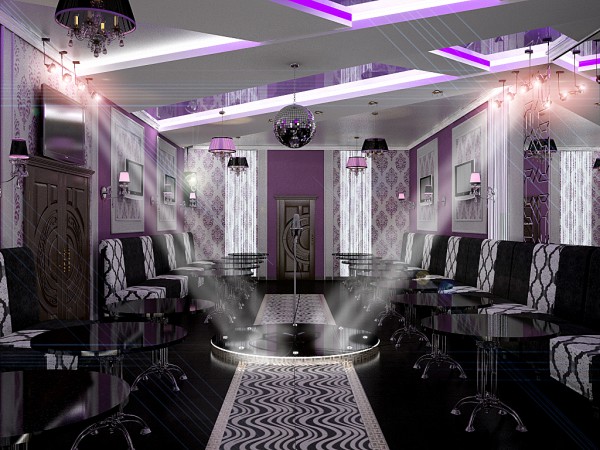 дизайн зала караоке-бара
