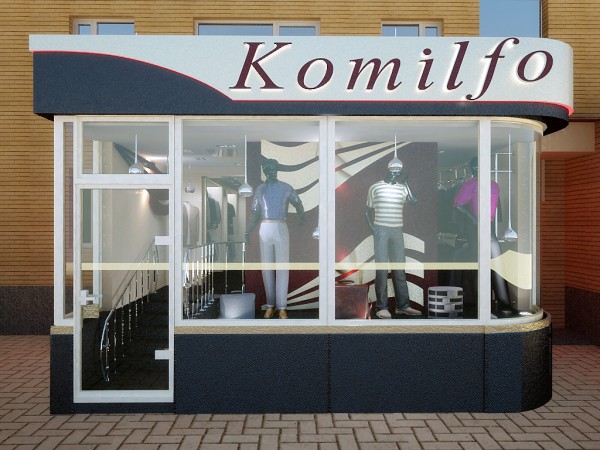 дизайн фасадов магазинов