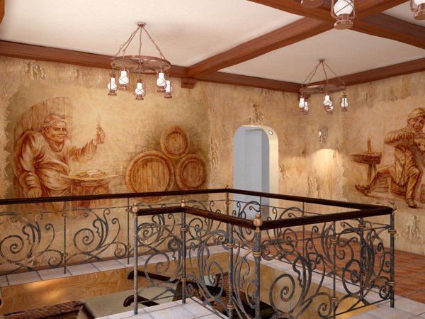 лестничная площадка пивбар